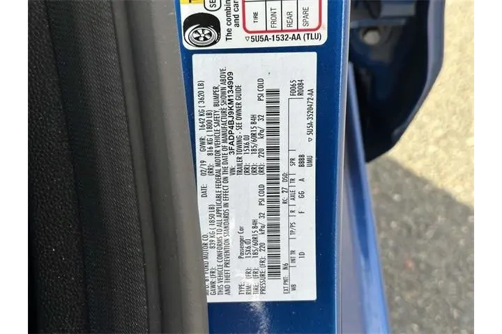 $10999 : Ford Fiesta 2019 SE 4dr Seda image 8