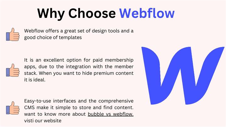 Bubble vs Webflow: Top No Code image 4