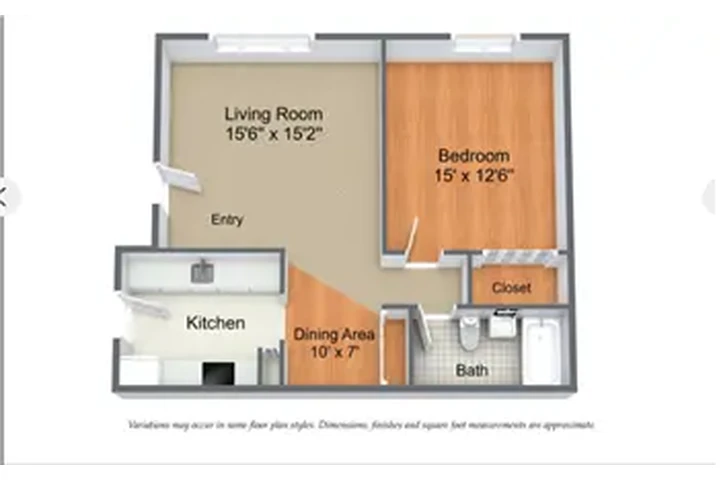 $2510 : Rental property with 1 bedro image 5