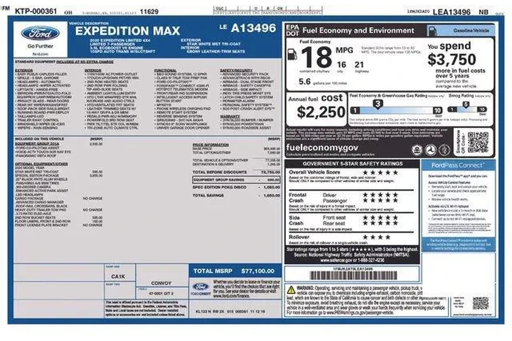 $30995 : Ford Expedition MAX 2020 4x4 image 9