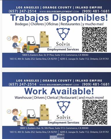 Oportunidades de trabajo!!! image 1