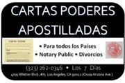 █► CARTAS PODER 📢APOSTILLADOS en Los Angeles