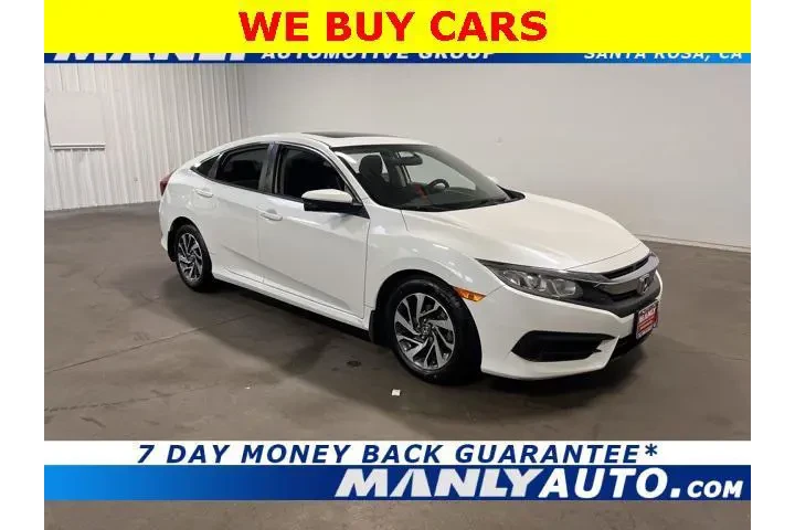 $16533 : Honda Civic 2018 EX 4dr Seda image 1