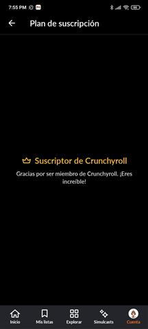 $60 : cuenta de crunchyroll premium image 1