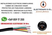 Electricista emergencias 24/7 en Santiago