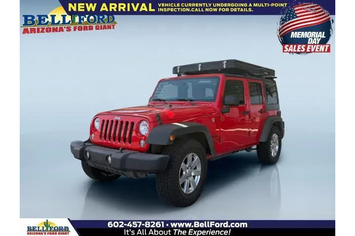 $16985 : Jeep Wrangler Unlimited 2016 image 1