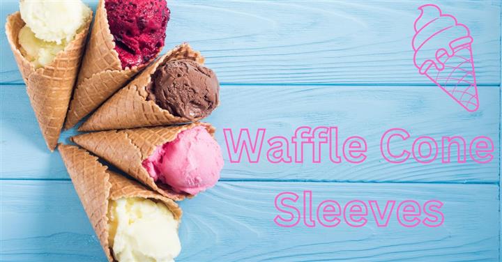 custom waffle cone sleeves image 4