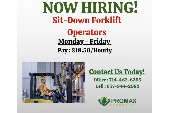 Sit down Forklift image 1