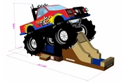 Bounce house with slide thumbnail