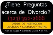 █►DIVORCIOS/CUSTODIAS/VISITAS en Los Angeles