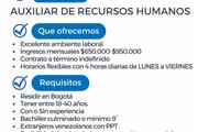 AUXILIAR ADMINISTRATIVO en Bogota