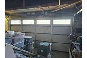 Black garage door top frosted thumbnail