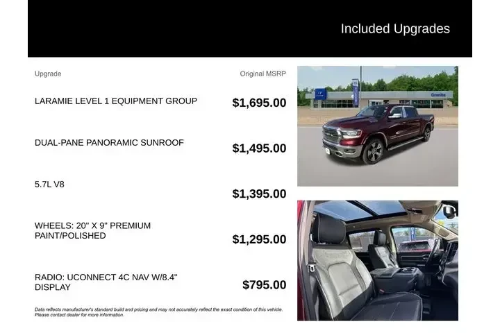 $28990 : Ram 1500 2019 4x4 Laramie 4d image 8