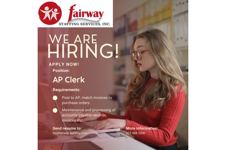 AP Clerk Needed image 4