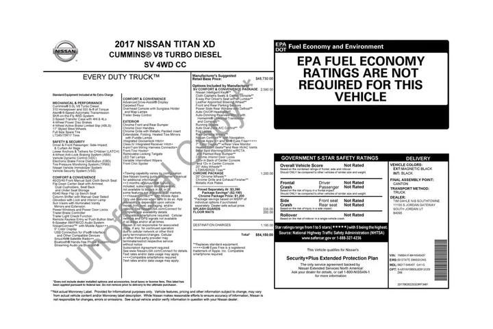 $23209 : Nissan Titan XD 2017 4x4 S 4 image 3