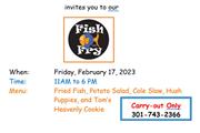 Famous Fish Fry Friday -17 Feb en Baltimore