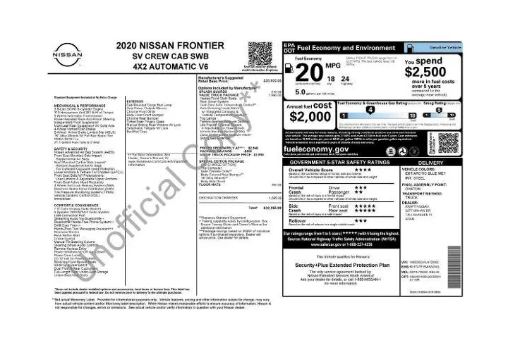 $23998 : Nissan Frontier 2020 4x2 S 4 image 6