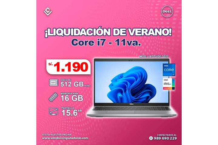 Laptop Intel Core i7 - 11va. image 1