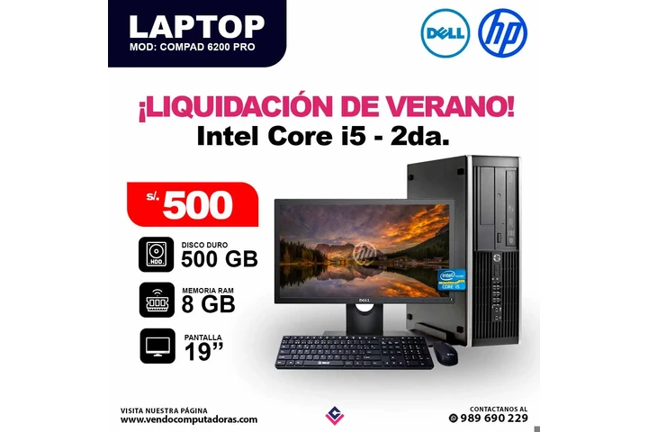 Computadora Core i5 - 2da. Gen image 5