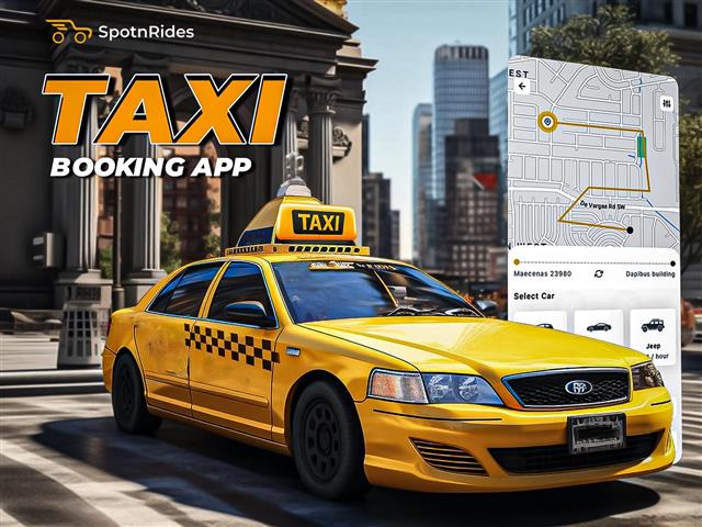 Taxi app development image 1