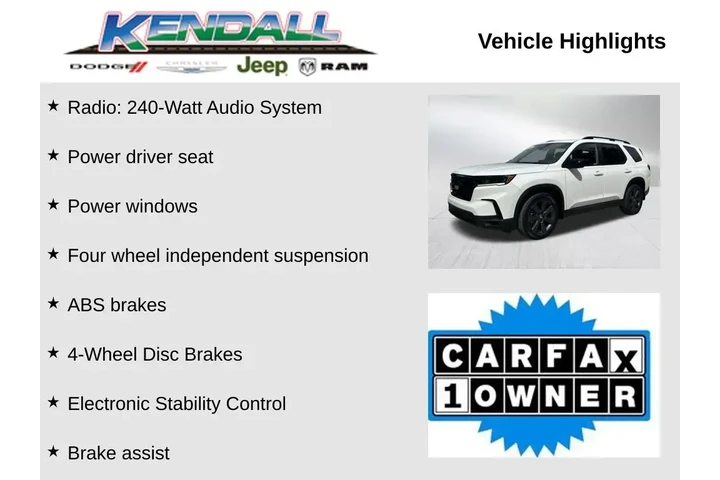 $33953 : Honda Pilot 2023 AWD Sport 4 image 3