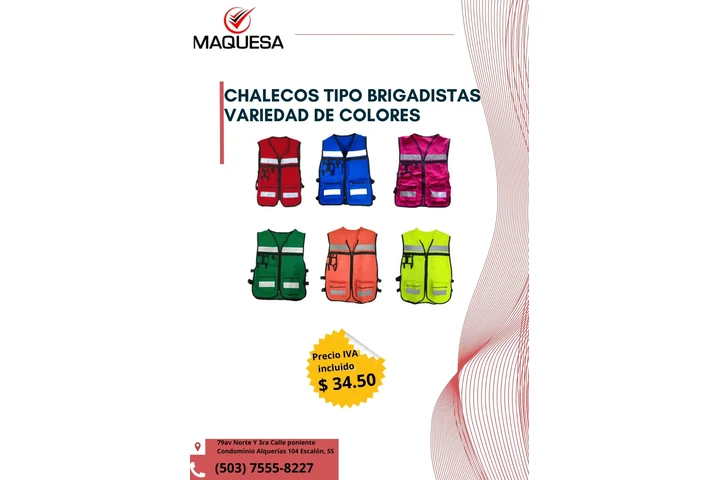 $35 : Chalecos tipo brigadista image 2