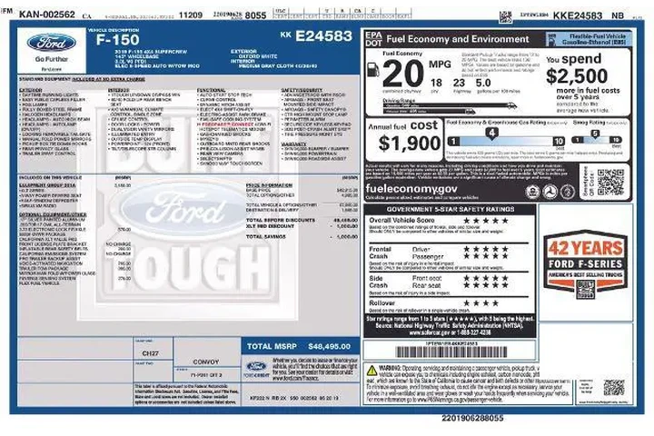 $29600 : Ford F-150 2019 4x4 XLT 4dr image 2
