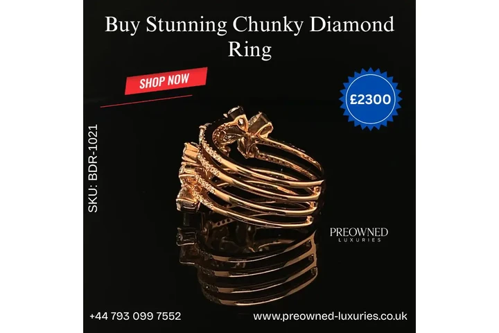 Buy Chunky Diamond Ring Online image 2