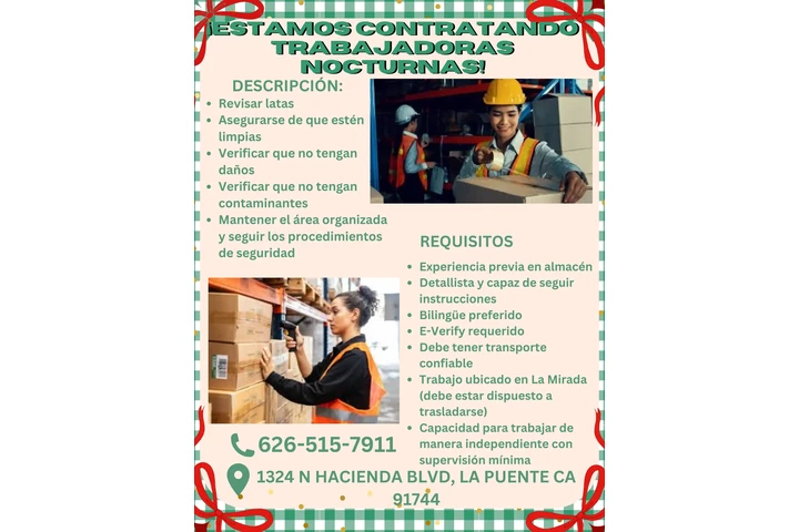 TRABAJADORES DE NOCHE image 1