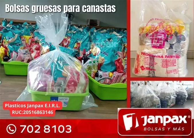 $246 : BOLSAS GRUESAS PARA CANASTA image 2