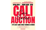 SUBASTA ABIERTA AL PUBLICO en Los Angeles