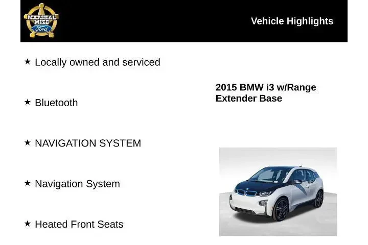 $10000 : BMW i3 2015 4dr Hatchback w/ image 2