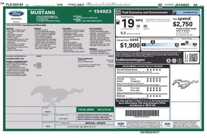 $39585 : Ford Mustang 2018 GT 2dr Fas image 3