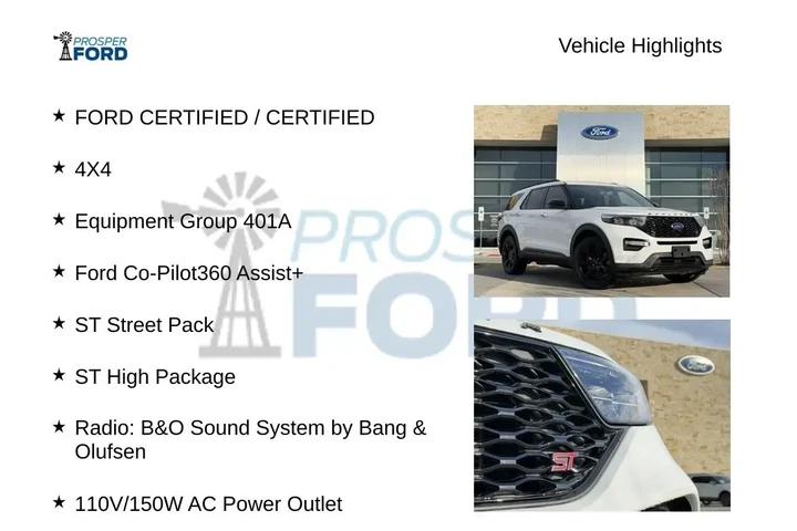 $39798 : Ford Explorer 2023 AWD ST 4d image 5