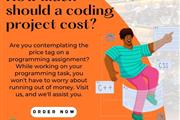 How much should a coding proje en London