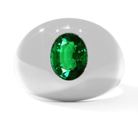 $6463 : Sale on men's emerald ring image 1