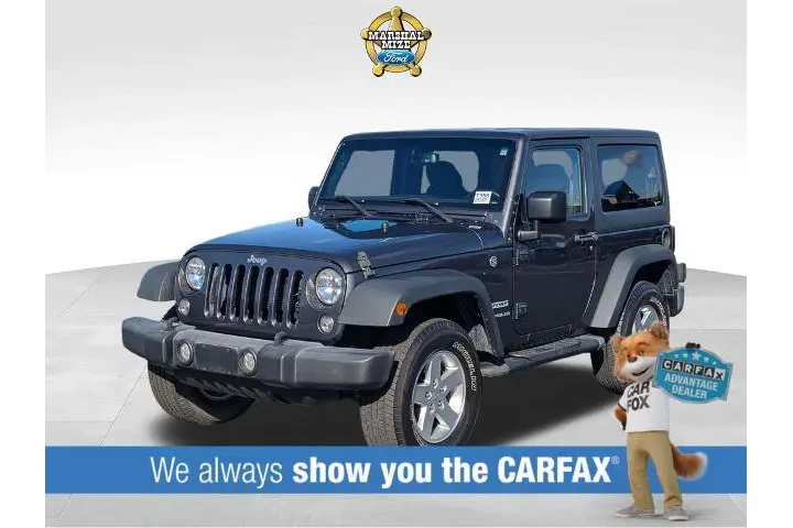 $20000 : Jeep Wrangler 2017 4x4 Sport image 1