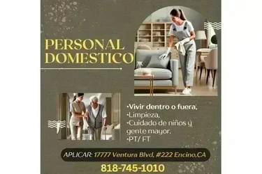 PERSONAL DOMÉSTICO en📍ENCINO en Los Angeles