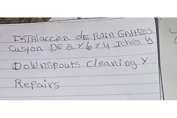 Instalación de rain gattres image 1