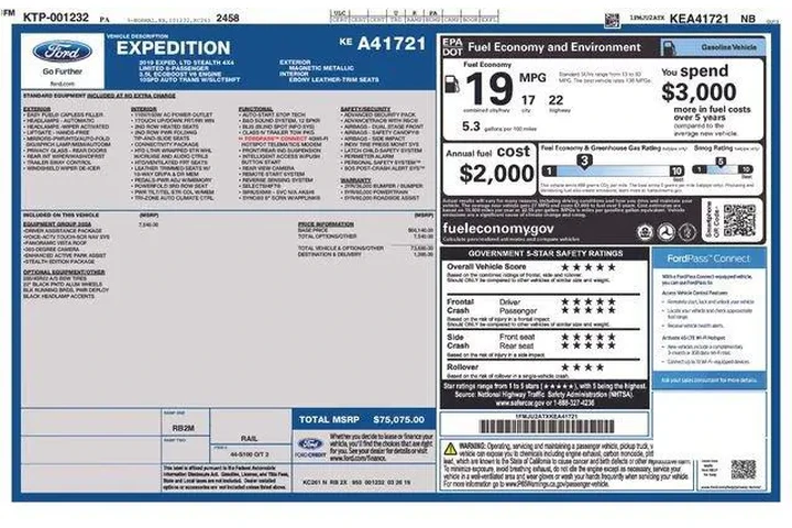 $28999 : Ford Expedition 2019 4x4 Lim image 9