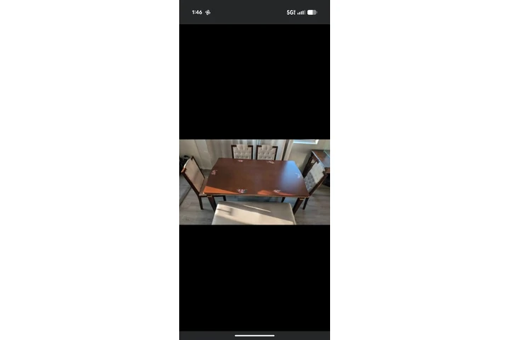 $500 : Wood dinner tablet for living image 1