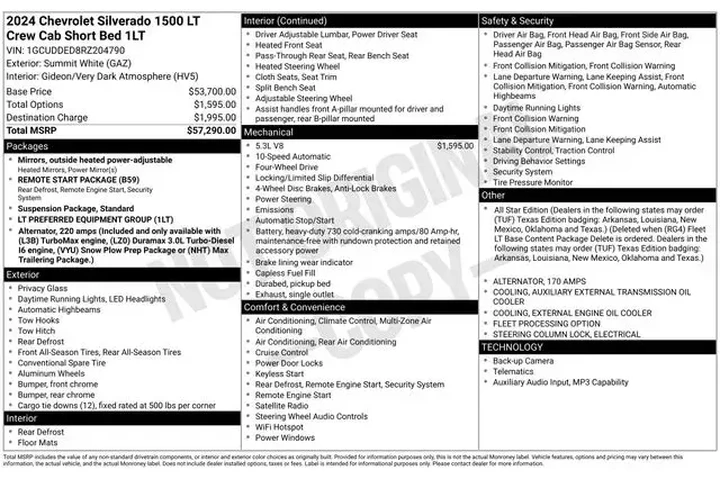 $34970 : Chevrolet Silverado 1500 202 image 2