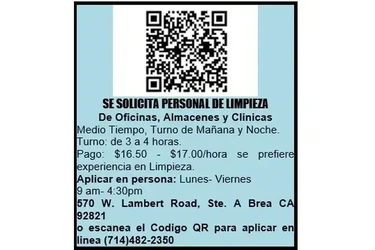 ¡ESCANEA PARA APLICAR!📍 en San Bernardino