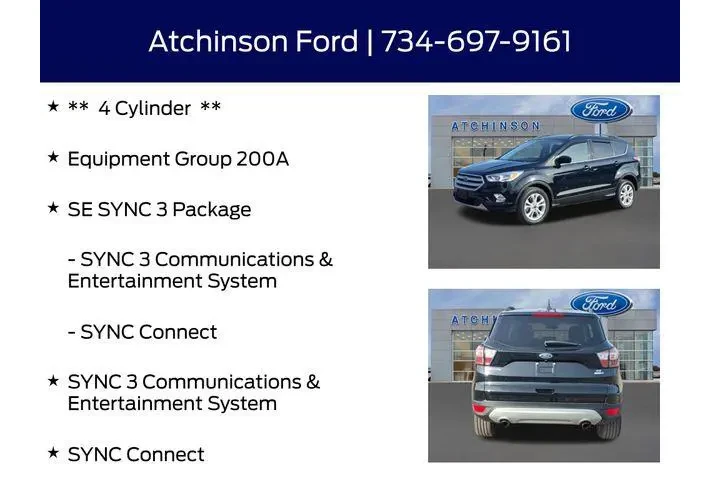 $14000 : Ford Escape 2018 AWD SE 4dr image 8