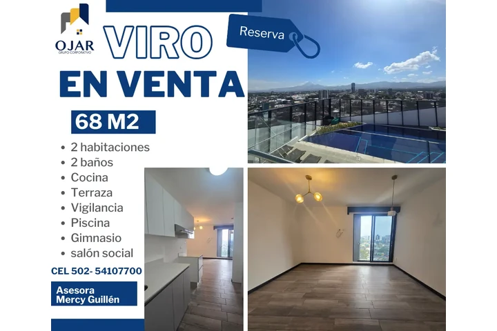 $9 : VENTA APART ZONA 11 EDIF. VIRO image 1