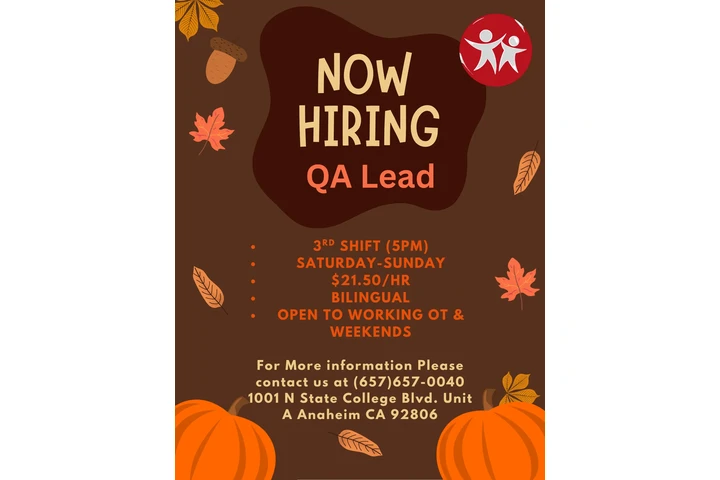 Now Hiring QA Lead !! image 1