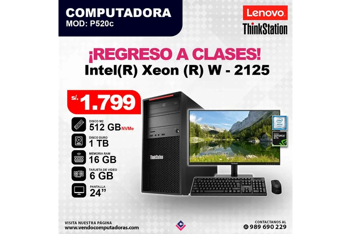 Computadora Intel Xeon W-2124 image 2
