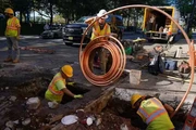 Street water sewer work thumbnail