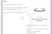 $6301 : Shop Tanzanite Oval Bracelet thumbnail