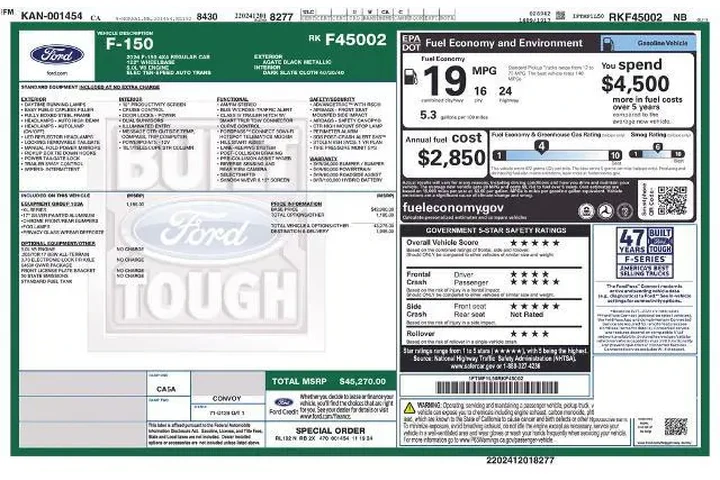 $52000 : Ford F-150 2024 4x4 XL 2dr R image 3